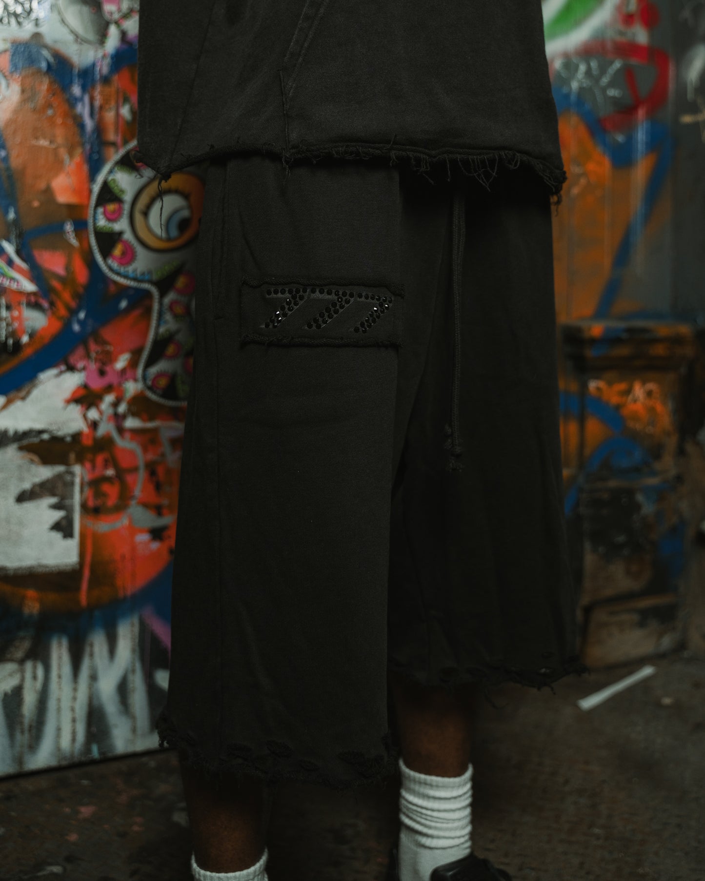 Rager distressed Shorts
