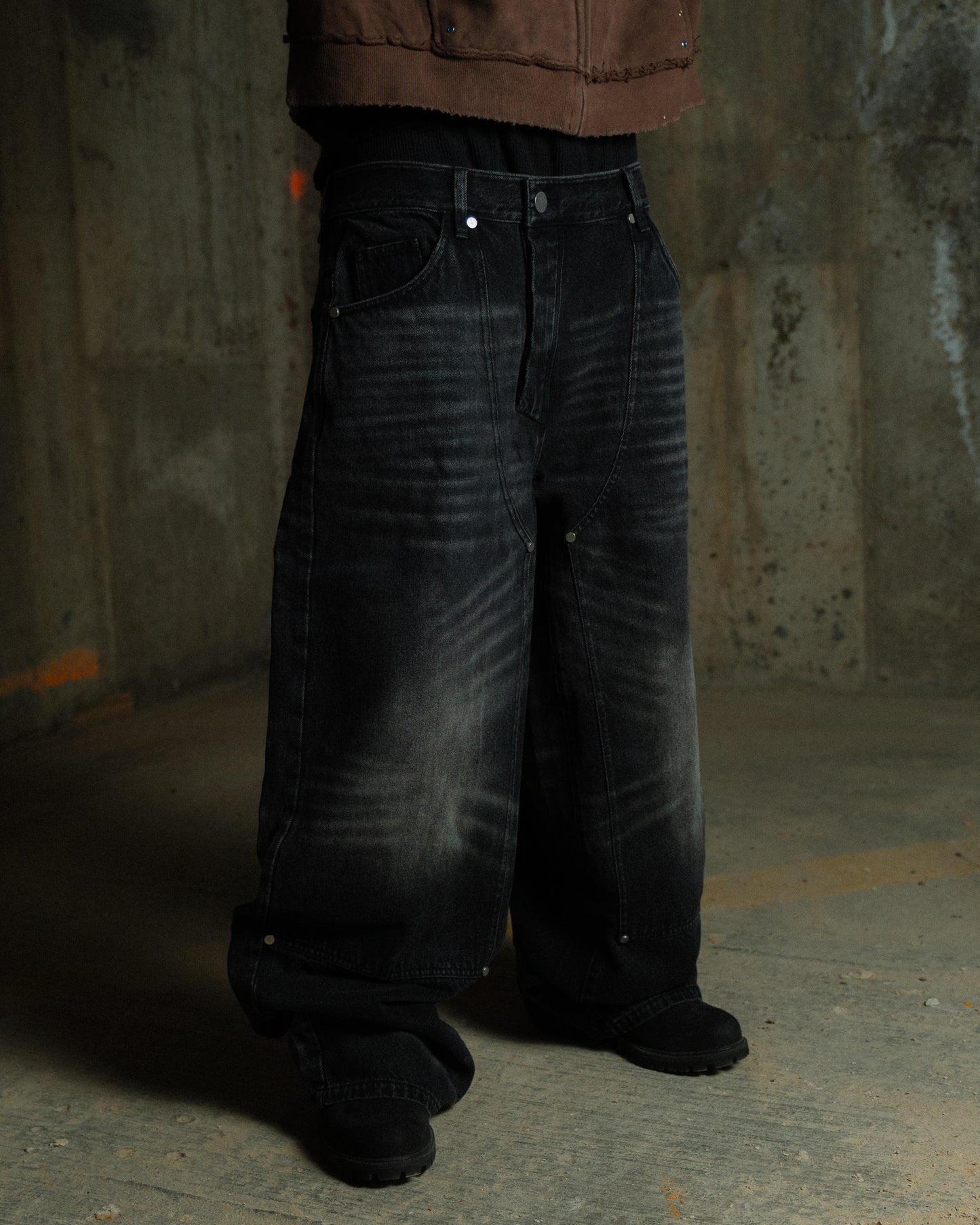 Concrete Double Knee Denim
