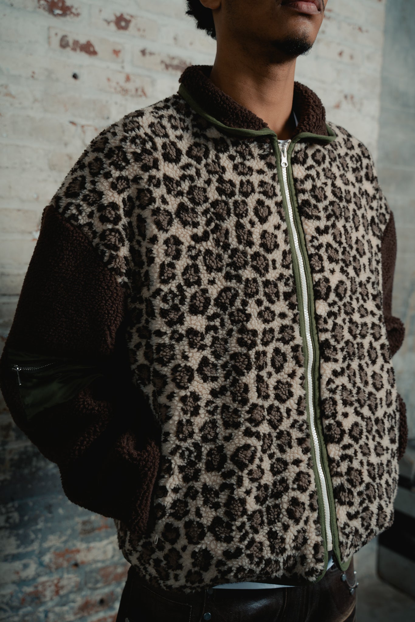 Cheetah Sherpa jacket 