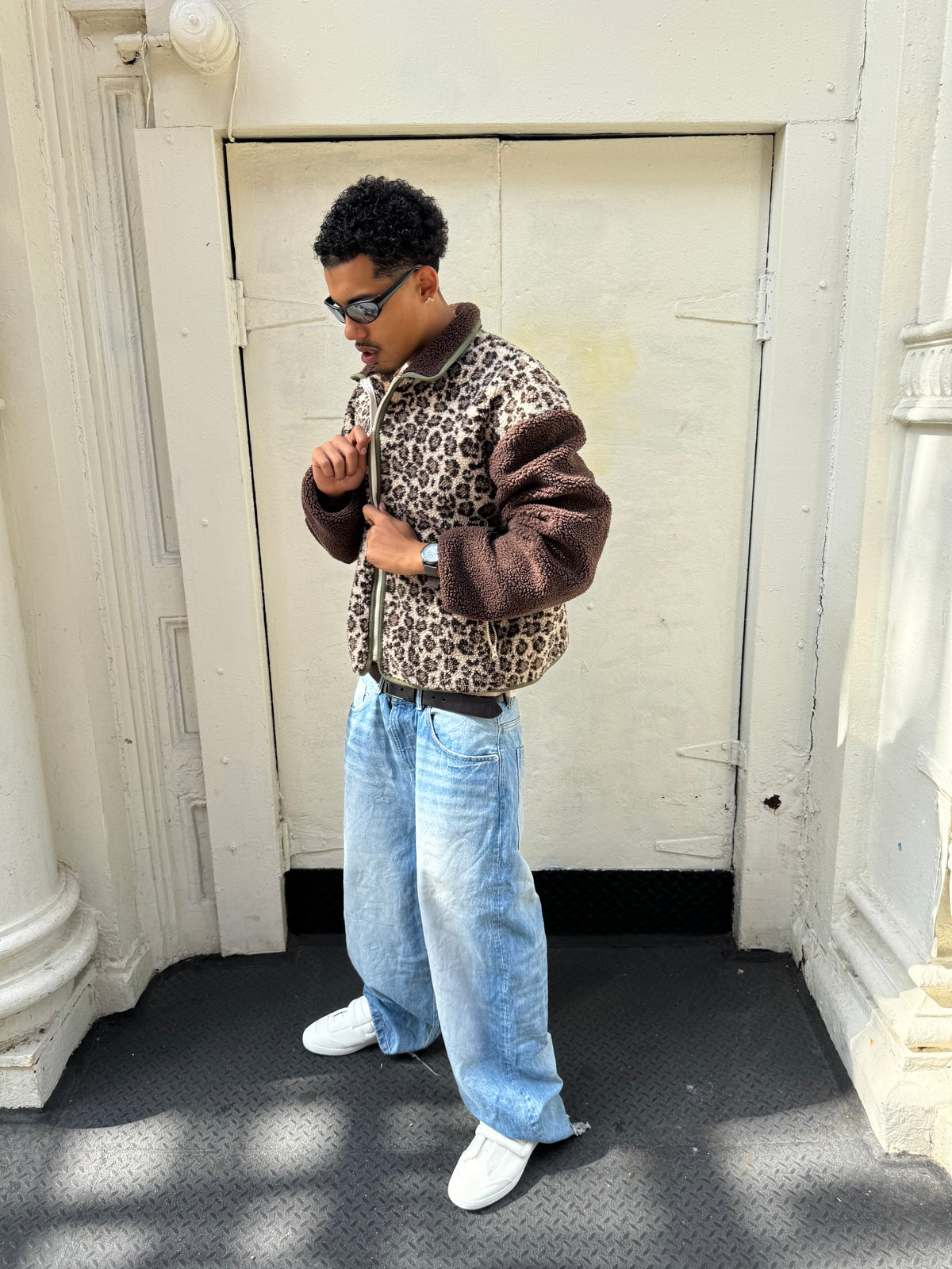 Cheetah Sherpa jacket ￼
