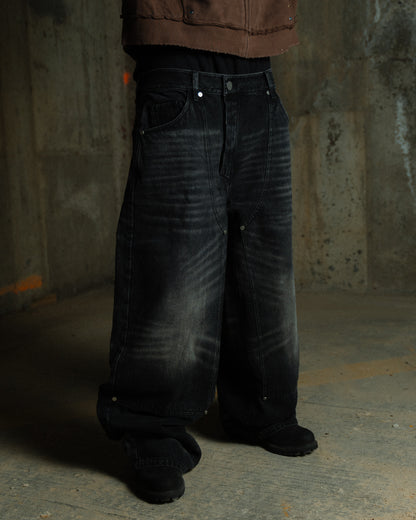 Concrete Double Knee Denim