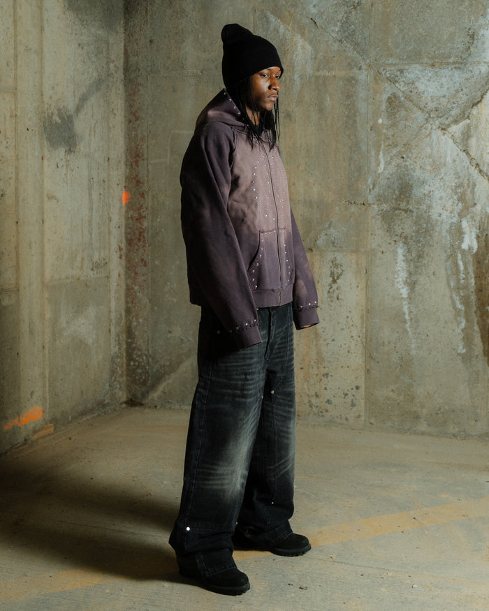 Lavender Peace Logo Hoodie