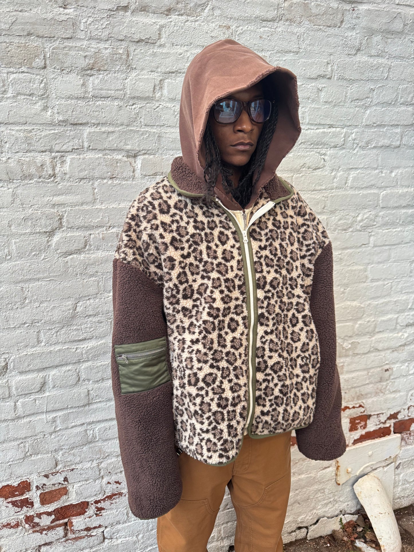 Cheetah Sherpa jacket ￼