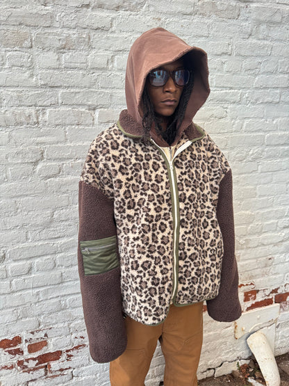 Cheetah Sherpa jacket ￼
