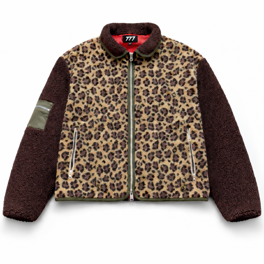 Cheetah Sherpa jacket ￼