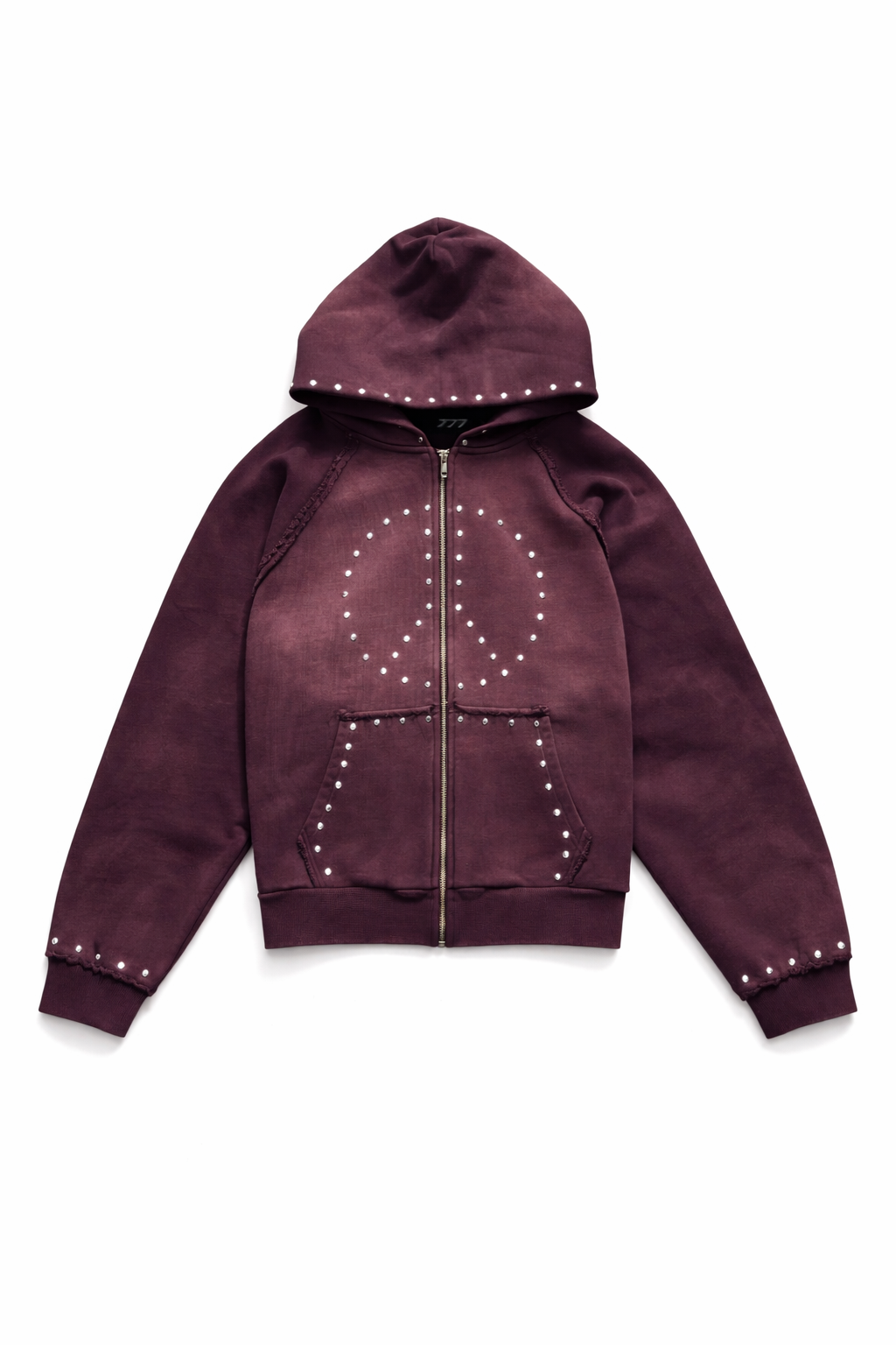 Lavender Peace Logo Hoodie