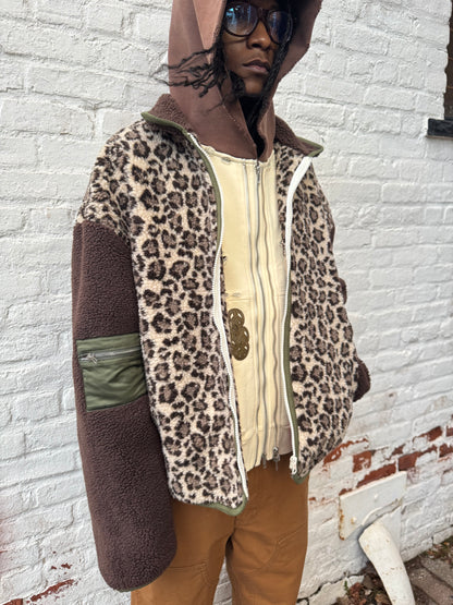 Cheetah Sherpa jacket ￼