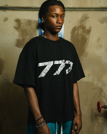 777 Black Tee