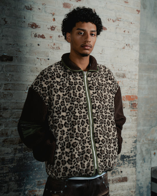 Cheetah Sherpa jacket ￼