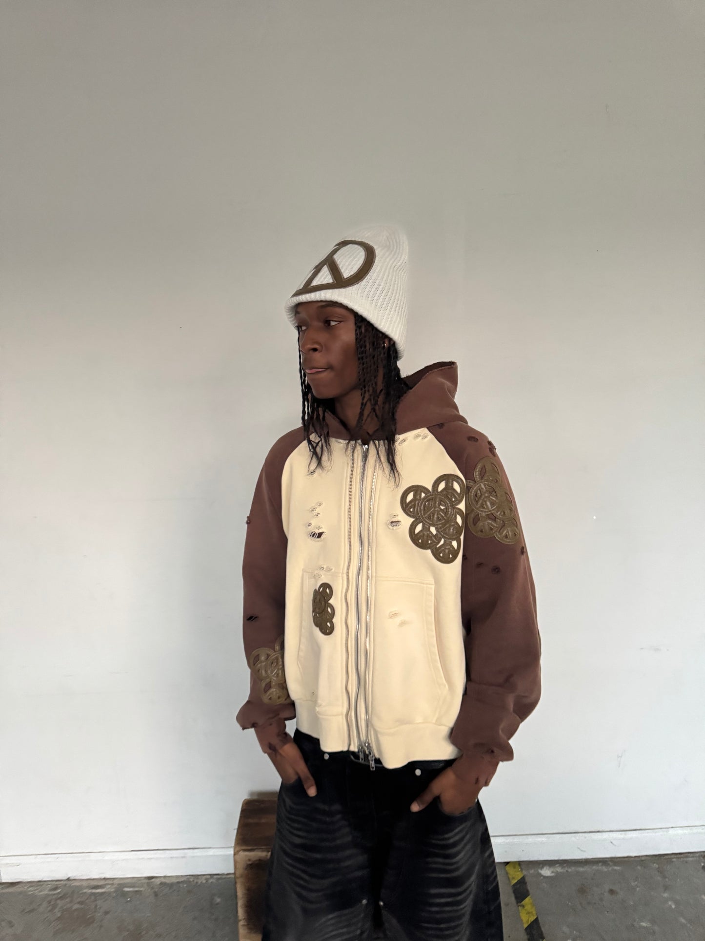 Peace chain hoodie