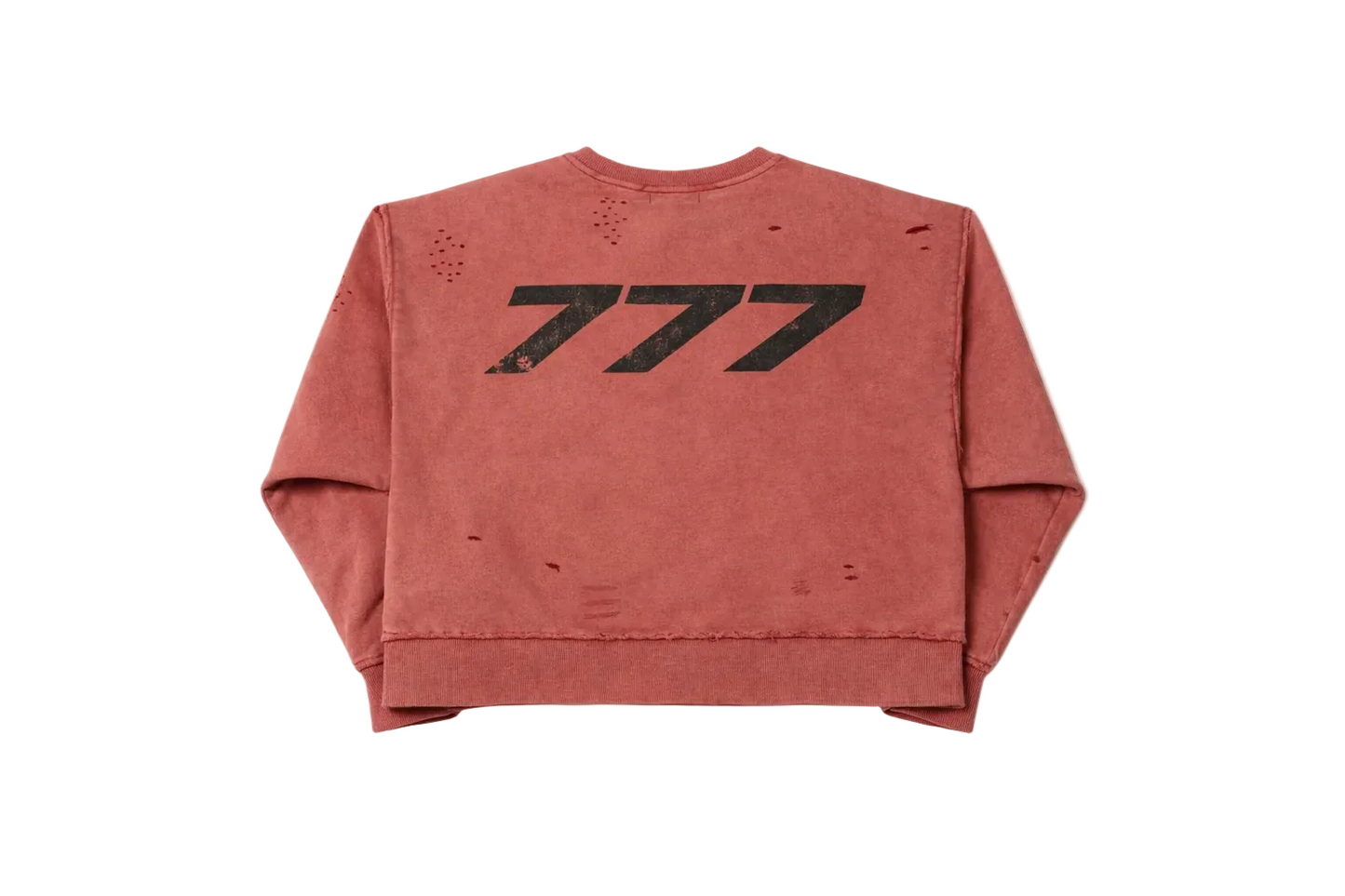 777 Jesus Distressed Crewneck