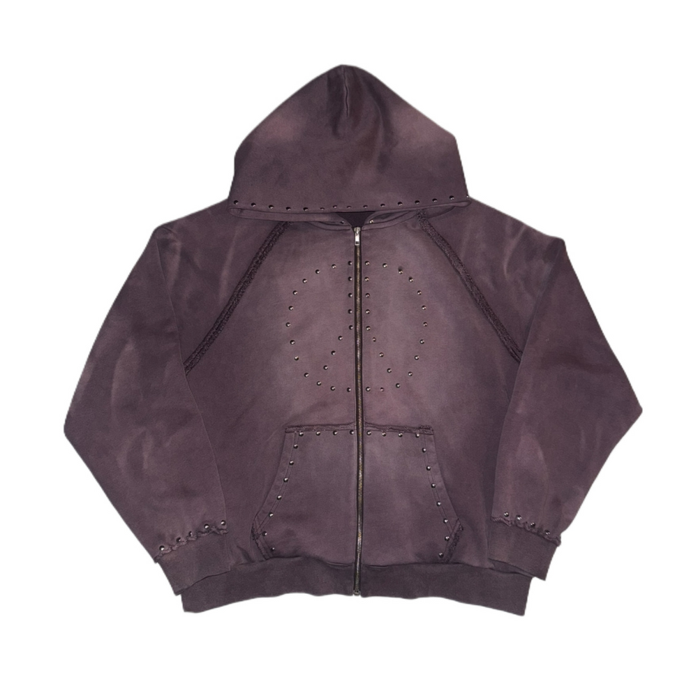 Lavender Peace Logo Hoodie